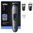 Braun 4-in-1 Grooming Kit | All-in-One Series 3 AIO3500 | Cordless | Number of length steps 14 | Bla