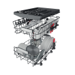 Whirlpool Dishwasher | WSBO 3O34 PF X | Built-in | Width 45 cm | Number of place settings 10 | Numbe
