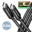 AXAGON NewGEN+ USB-C to USB-C 4 Gen 3×2/240 W cable