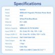 POWER BANK WRL 5000MAH 20W/MAGNETIC BLACK FHSB0 VENTION