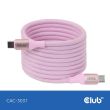 CABLE USB-C TO USB-C 2M/MAGNETIC PINK CAC-3031 CLUB3D
