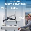 MONITOR ACC WALL MOUNT 13-34"/BLACK G150-B ONKRON