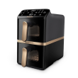 Philips Dual Basket Airfryer | NA462/70 4000 Series | Power 2750 W | Capacity 10 L | Rapid Air techn