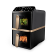 Philips Dual Basket Airfryer | NA462/70 4000 Series | Power 2750 W | Capacity 10 L | Rapid Air techn