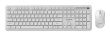 KEYBOARD +MOUSE WRL ENG/WH KBS-WPS-01-W GEMBIRD