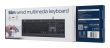 KEYBOARD MULTIMEDIA USB ENG/BLACK KB-MCH-06 GEMBIRD