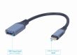I/O ADAPTER USB-C TO USB OTG/GREY A-USB3C-OTGAF-01 GEMBIRD