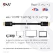 CABLE HDMI TO HDMI 1M/M/M CAC-1371 CLUB3D