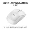 MOUSE BLUETH OPTICAL M240/SIL WHITE 910-007120 LOGITECH