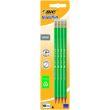 Bic Pieštukai su trintuku Evolution Original HB, 4 vnt. rinkinys 049012