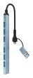 I/O HUB USB-A/USB-C 7PORT/UHB-ACM-U3P1U2P6-01 GEMBIRD