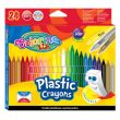Trinamos plastikinės kreidelės Colorino Kids  24 spalvų