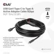 CABLE USB-C TO USB 10M/M/F CAC-1538 CLUB3D
