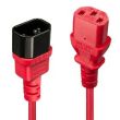 CABLE POWER IEC EXTENSION 1M/RED 30477 LINDY