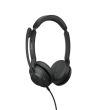 Jabra Evolve2 30 MS Stereo Laidinės ausinės, USB-A, Juoda