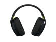 Logitech G435 LIGHTSPEED Belaidės žaidimų ausinės, Black and Neon Yellow