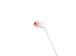 JBL Tune 110 Laidinės ausinės, 3.5mm jack, Balta