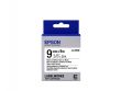 Epson LK-3WBW (C53S653007) Ženklinimo juostos kasetė, Strong Adhesive, Black on White 9mm, 9m