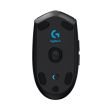Logitech G305 Lightspeed Belaidė žaidimų pelė, RF Wireless + Bluetooth, 12000 DPI, Juoda