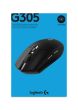 Logitech G305 Lightspeed Belaidė žaidimų pelė, RF Wireless + Bluetooth, 12000 DPI, Juoda