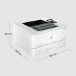HP LaserJet Pro 4002dw Spausdintuvas lazerinis nespalvotas A4 40ppm USB Wi-Fi Ethernet LAN Bluetooth