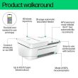 HP DeskJet 4220e All-in-One Spausdintuvas rašalinis spalvotas MFP A4 8.5 ppm USB Wi-Fi Bluetooth