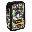 Forminis dviejų skyrių penalas su priedais CoolPack Jumper 2 Army Stars