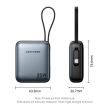 POWER BANK USB 10000MAH 35W/MINI GRAY FHEH0 VENTION