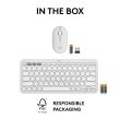 KEYBOARD +MOUSE COMBO PEBBLE 2/WHITE 920-012240 LOGITECH