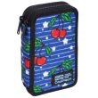 Forminis dviejų skyrių penalas su priedais CoolPack Jumper 2 Cherries