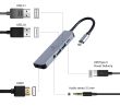 I/O ADAPTER USB-C TO HDMI/USB3/5IN1 A-CM-COMBO5-02 GEMBIRD