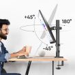 MONITOR ACC DESK MOUNT/13-34" BLACK D101E-B ONKRON