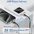 POWER BANK USB 10000MAH 22.5W/USB WHITE FHKW0 VENTION