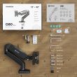 MONITOR ACC DESK MOUNT/13-32" BLACK G80-B ONKRON
