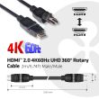 CABLE HDMI TO HDMI 2M/M/M CAC-1360 CLUB3D