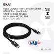 CABLE USB-C TO USB-C 2M/M/M CAC-1575 CLUB3D