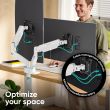 MONITOR ACC DESK MOUNT/13-32" BLK/WHT G160-BW ONKRON