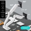 MONITOR ACC DESK MOUNT/13-32" BLK/WHT G160-BW ONKRON