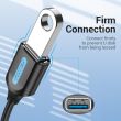 CABLE USB3.1C MALE TO A FEMALE/0.15M BLACK CCVBB VENTION