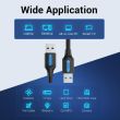 CABLE USB3.0 MALE TO MALE/2M BLACK CONBH VENTION