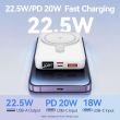 POWER BANK WRL 10000MAH 22.5W/MAGNETIC BLACK FHTB0 VENTION