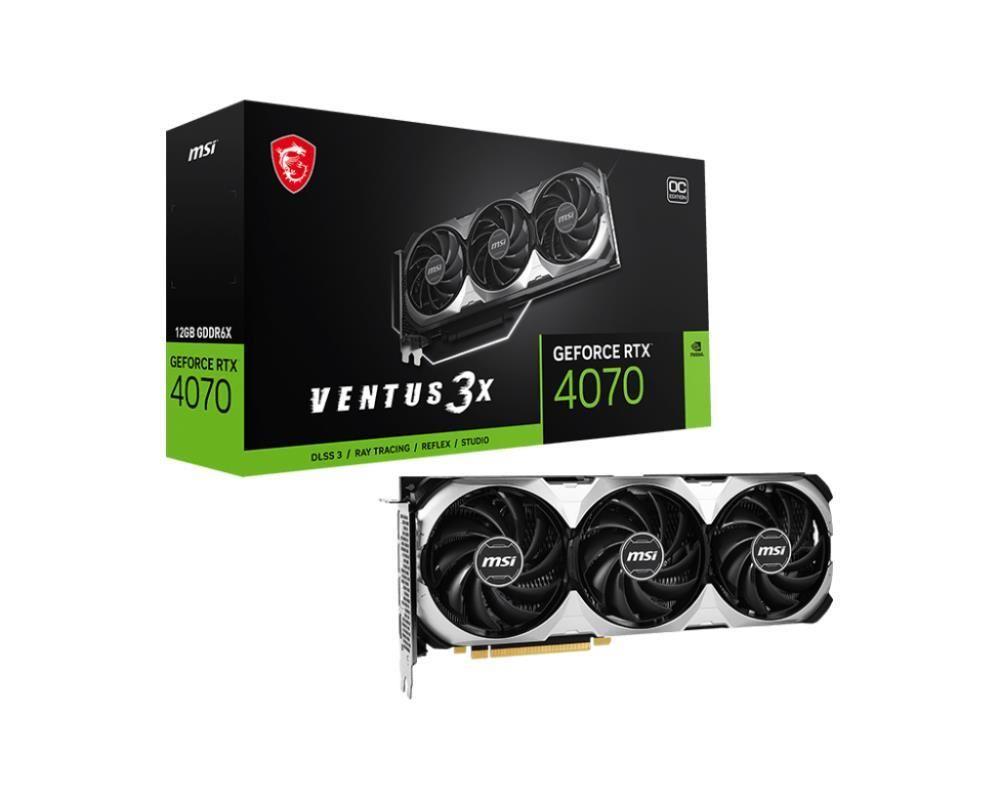 MSI NVIDIA GeForce RTX 4070 12 GB GDDR6X