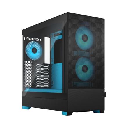 Fractal Design Pop Air RGB  Cyan Core TG Clear Tint