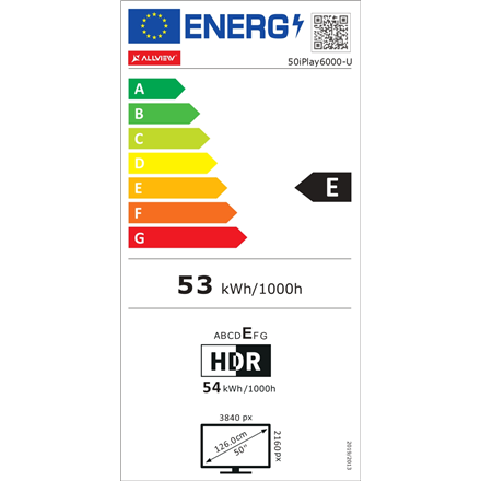Allview 50iPlay6000-U 50" (126cm) 4K UHD Smart LED TV