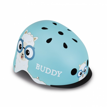 Globber Helmet Elite Lights Buddy  507-305 Light blue