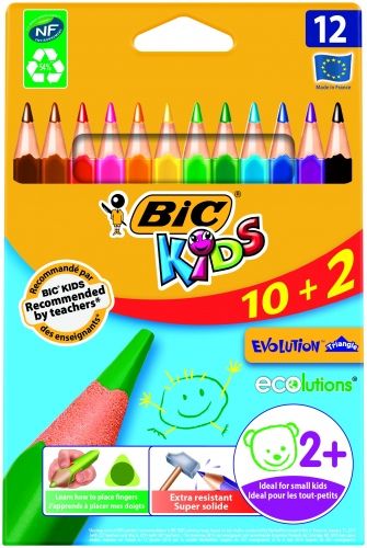 BIC Colored pencils EVOLUTION TRIANGLE 12 colours 8871462