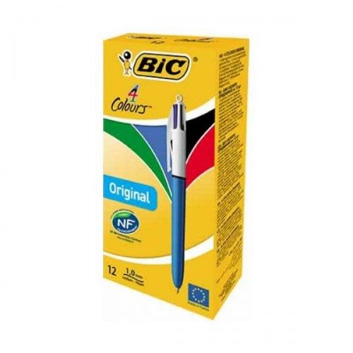 Bic Tušinukas Medium 4 spalvų, pakuotėje 12 vnt. 233829