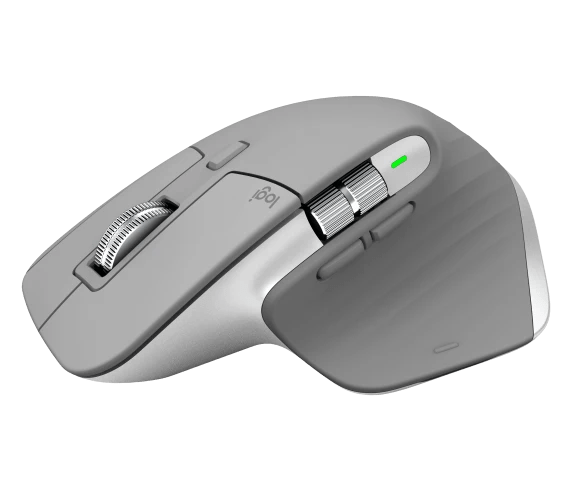 Pelė belaidė Logitech MX MASTER 3, Šviesiai pilka