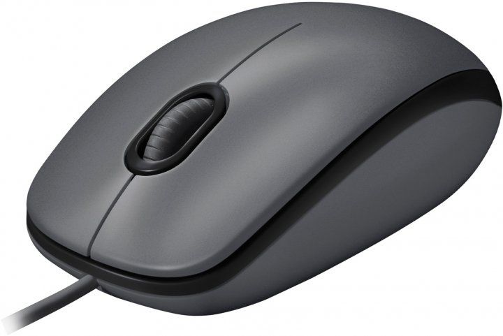 Pelė laidinė Logitech M100 USB - EMEA (910-006652), juoda