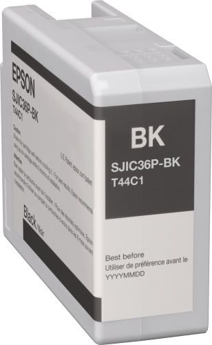 Epson SJIC36P(K) (C13T44C140) Rašalinė kasetė, Juoda